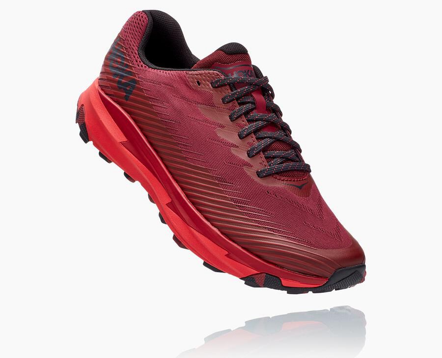 Hoka One One Trainers Mens Red - Torrent 2 - 79043ZHJK